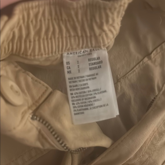 American Eagle Tan Cargo Pants - Picture 4 of 5